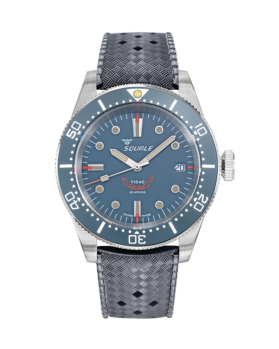 Squale 1545 Grey Rubber