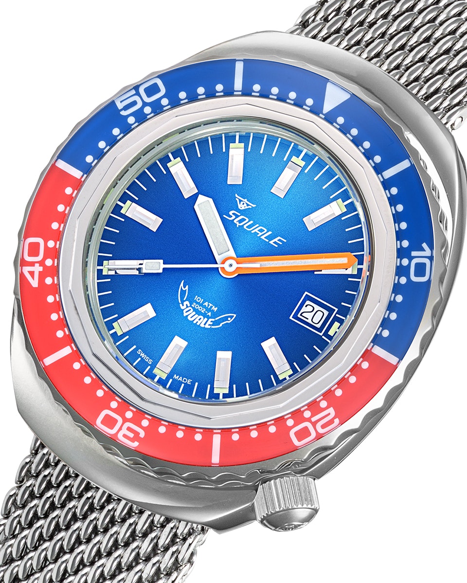 Squale 2002 Blue-Red