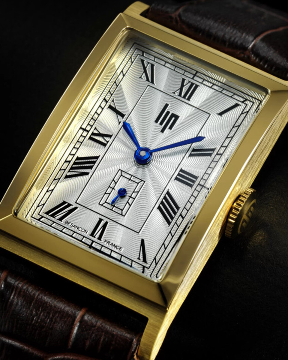 LIP 腕時計 Churchill T24　BLACK Lip watch - Churchill T24 with black leather strap – ABP Concept
