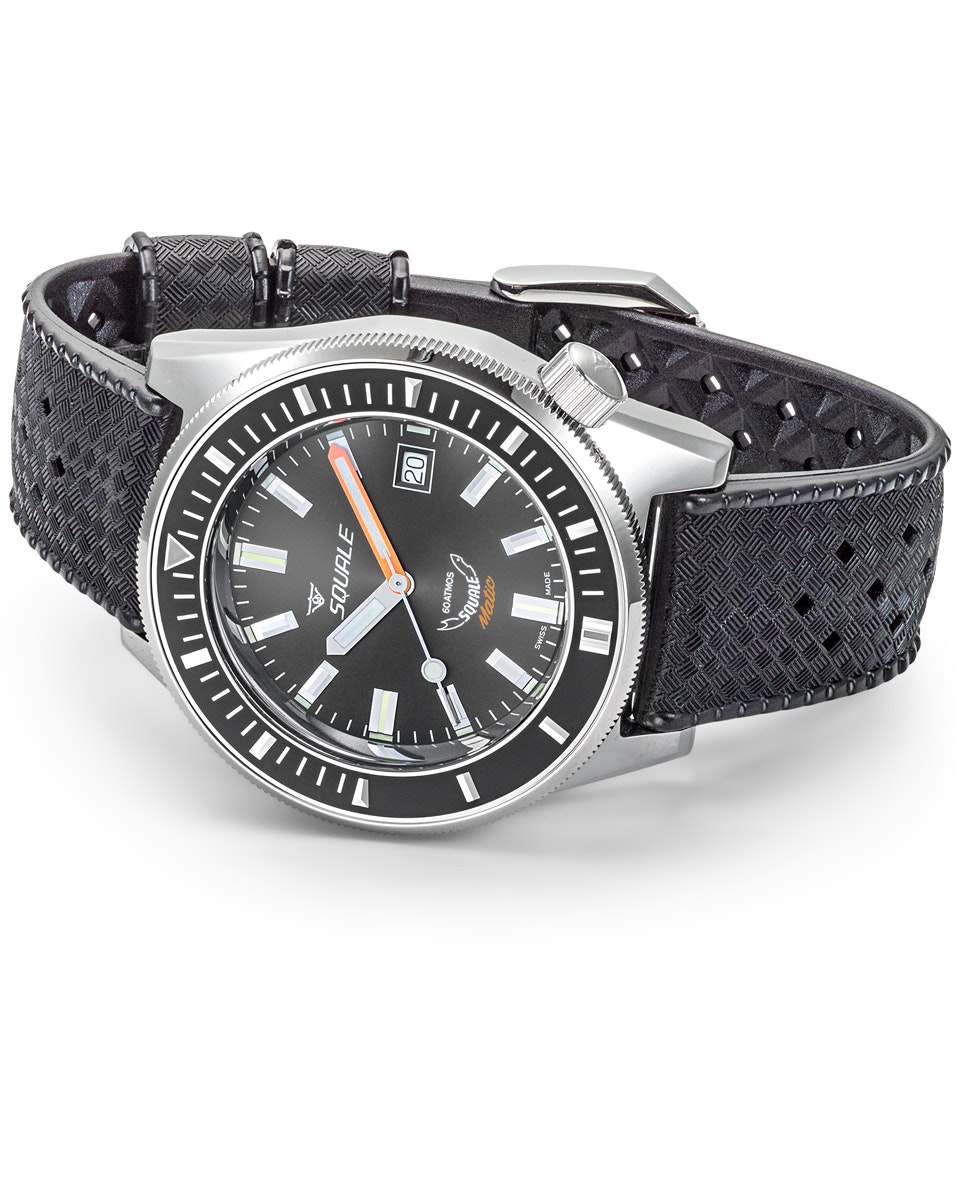 Squale Matic Grey Rubber