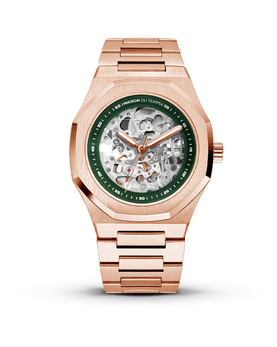MTBeta Skeleton Miyota Rose Gold Acier (40mm)