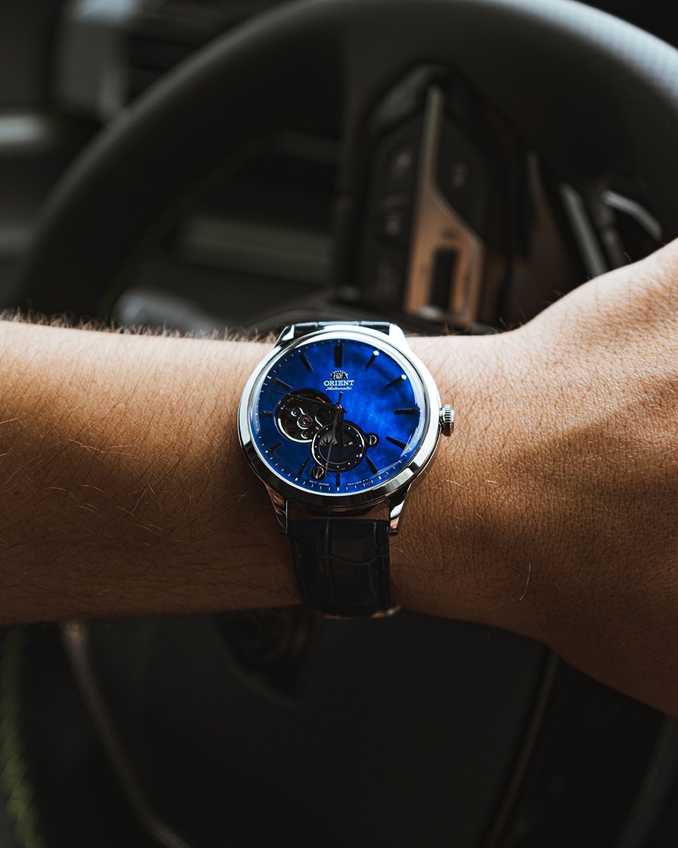 Orient Moonphase bleu RA-AS0103A