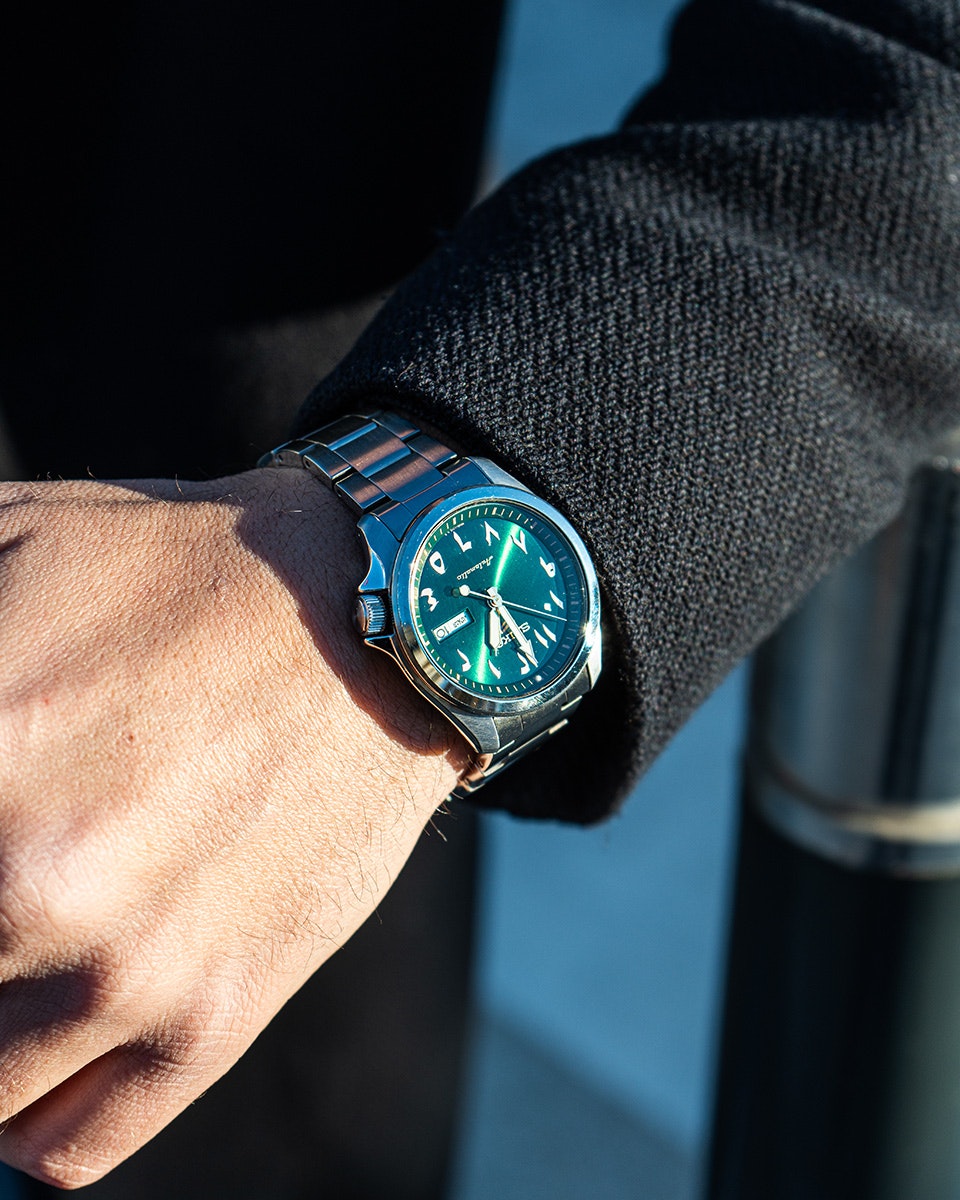 Seiko Arabic Dial Green SRPH49