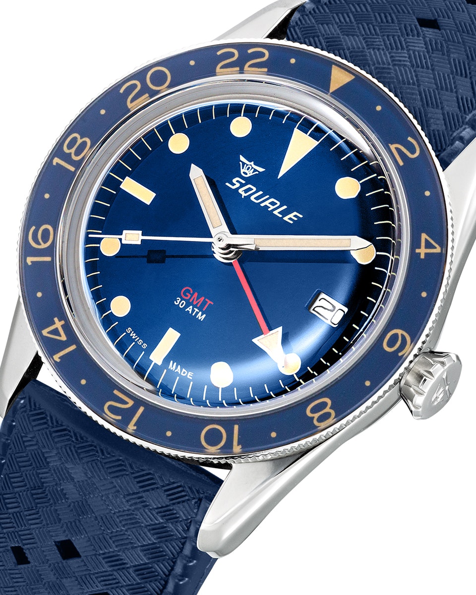 Squale Sub-39 GMT Vintage Bleu