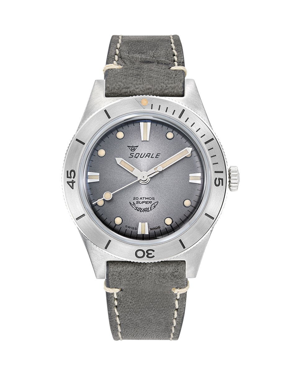 Squale Super-Squale Sunray Grey Leather