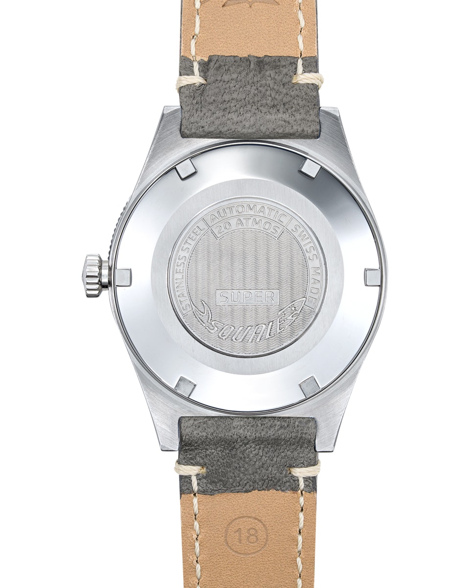 Squale Super-Squale Sunray Grey Leather