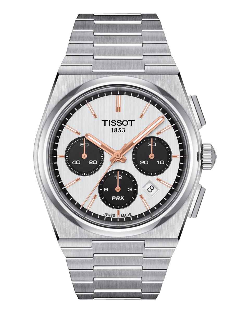 Tissot PRX Automatic Chronograph - White & Black