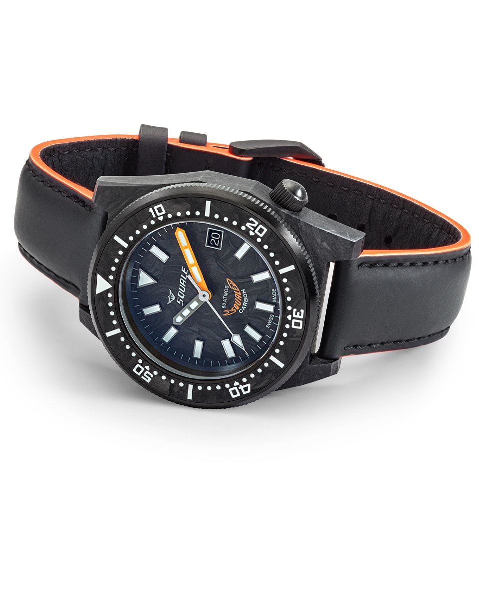 Squale T-183 Forged Carbon Orange