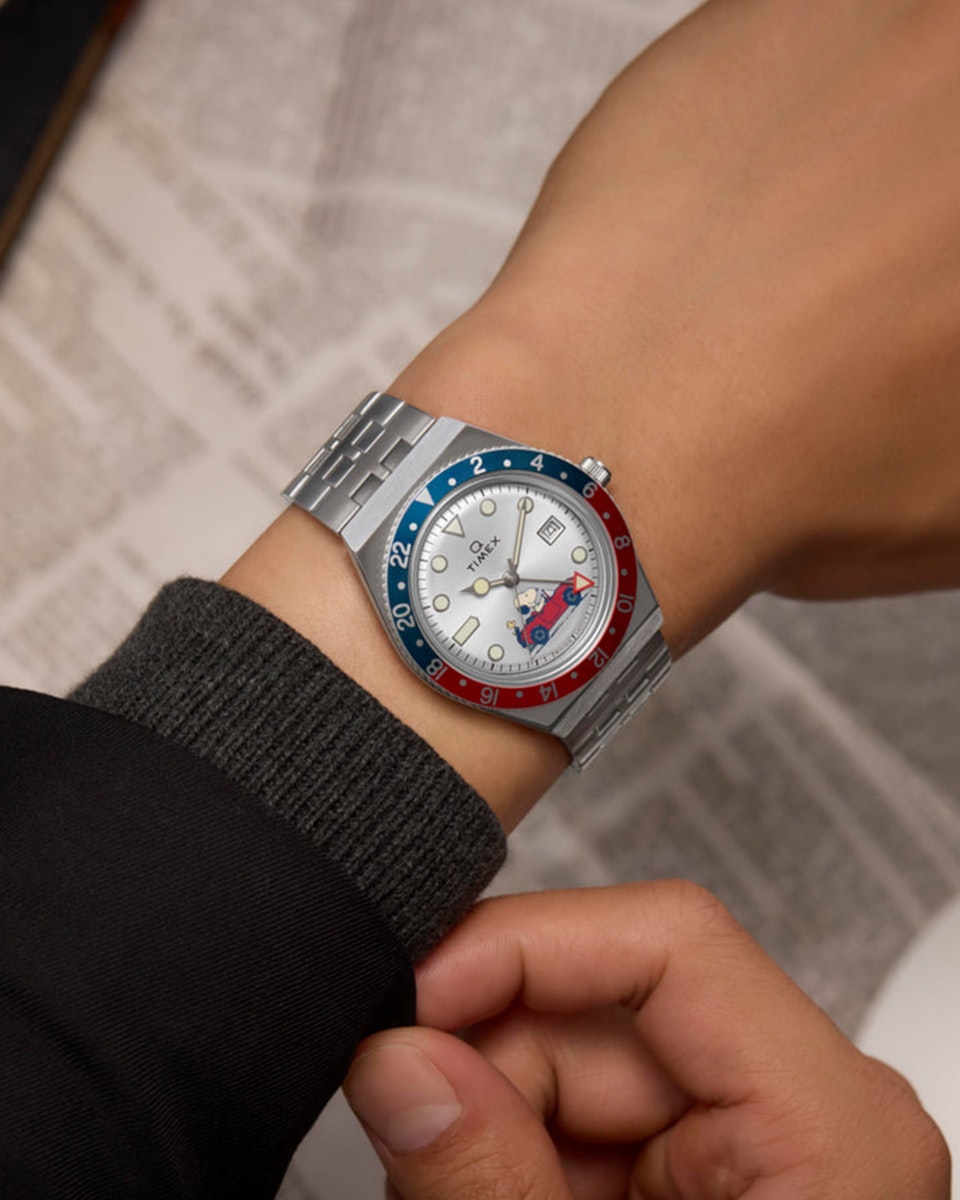 Timex Q x Snoopy GMT 38mm TW2W83300
