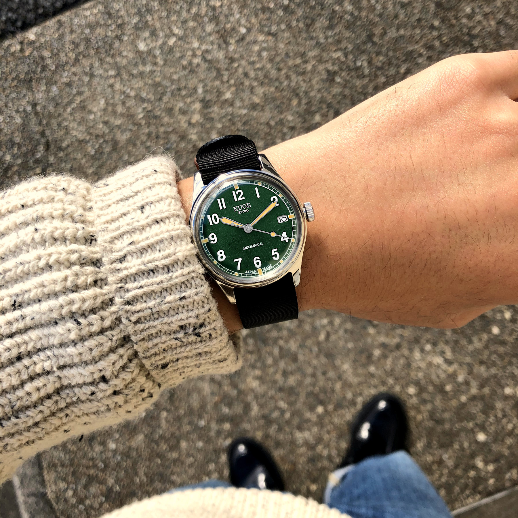 90-002 Old Green Smith Kuoe SMITH OLD Automatic, with Dial Swiss